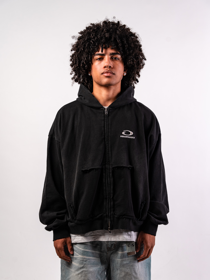 Ripped Pocket Hoodie